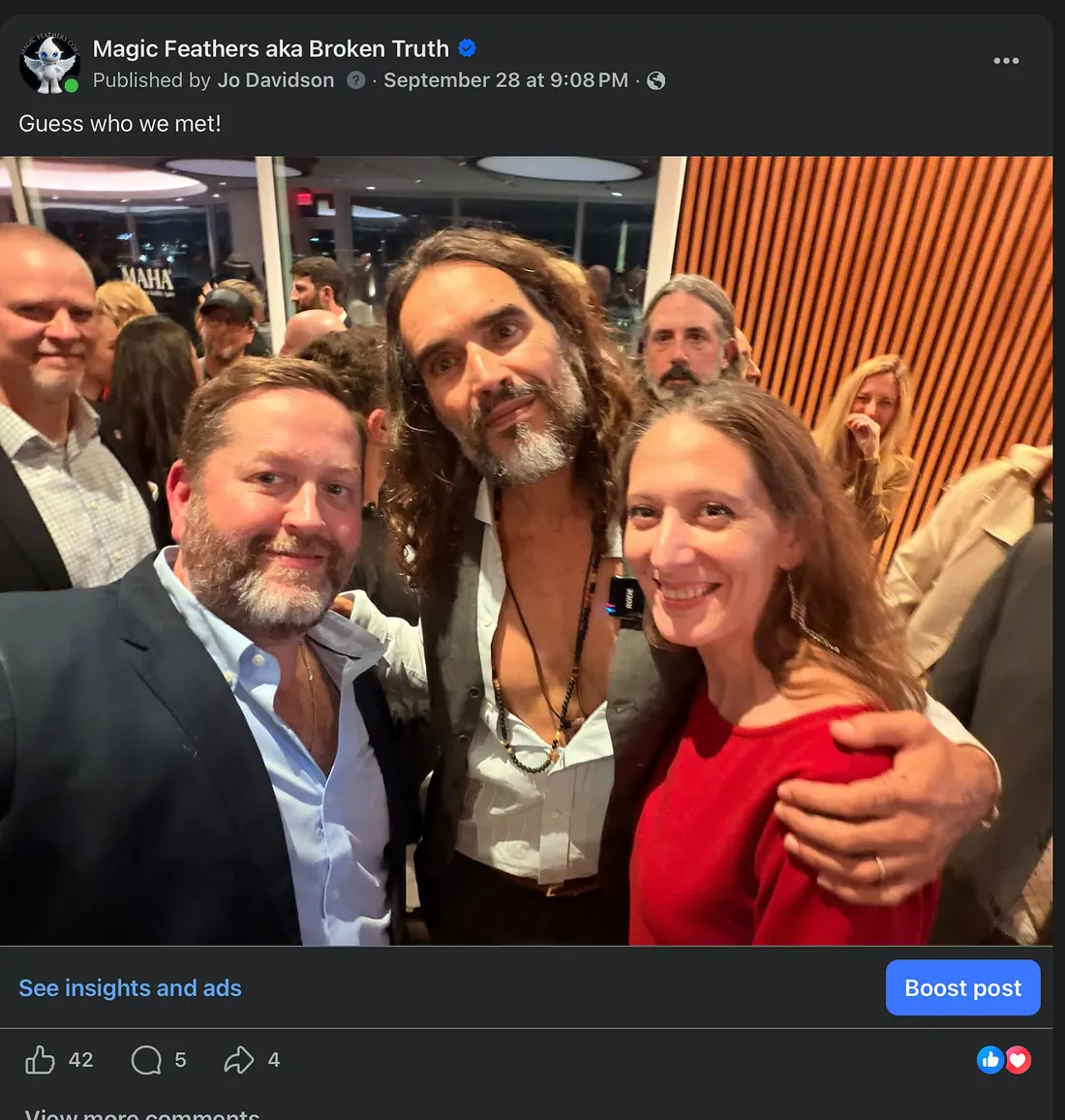 John Davidson, Russell Brand, & Rachel Rodriguez