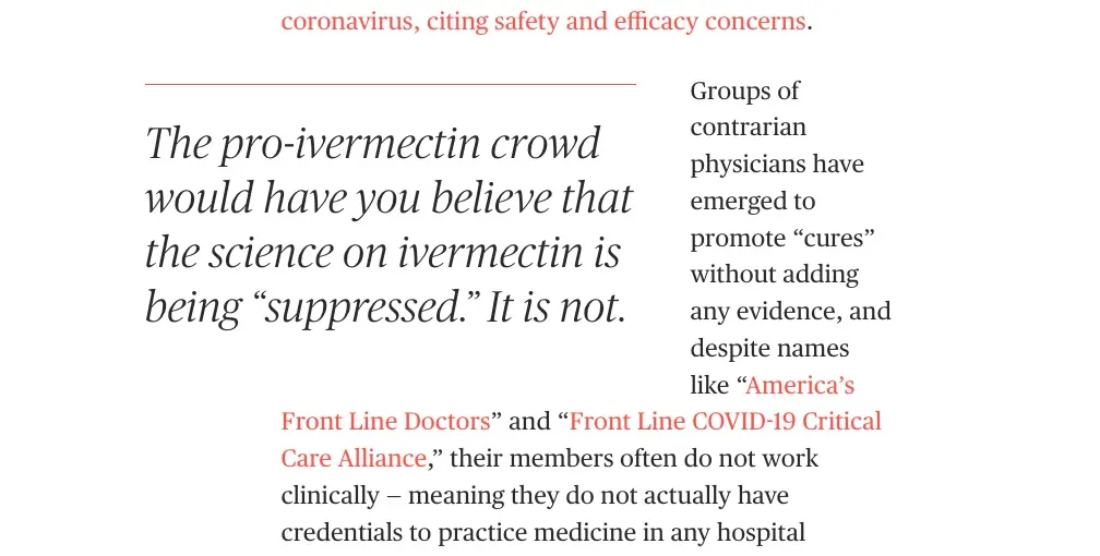 Excerpt from Marino's Article