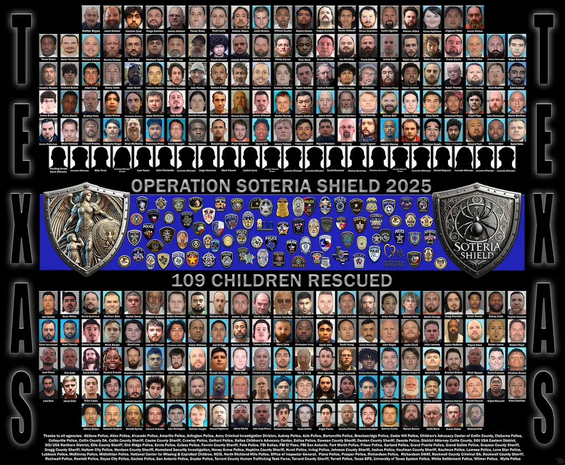 Source: Collin County Sheriff's Office McKinney, Texas