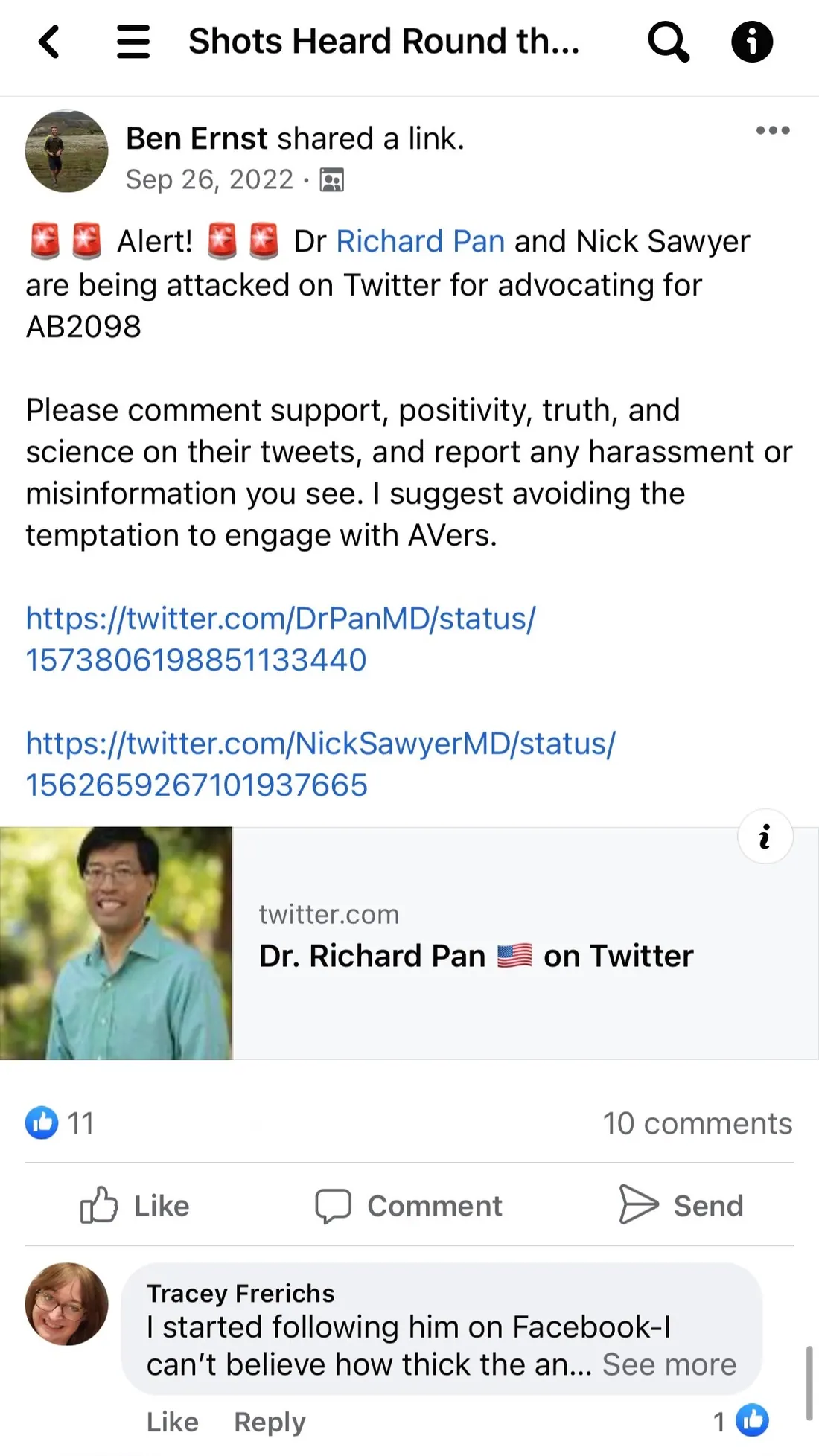 Richard Pan Needs Help