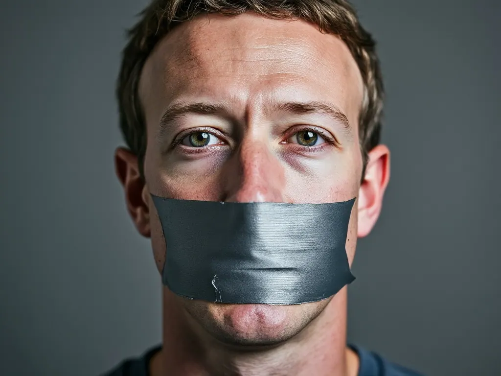 AI Generated of Image Depicting Zuckerberg