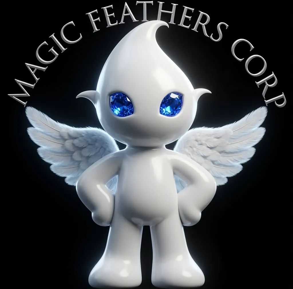 May be an image of text that says 'MAGIC FEAT FEATHER HERS ΑΝAETC CORP CORP'
