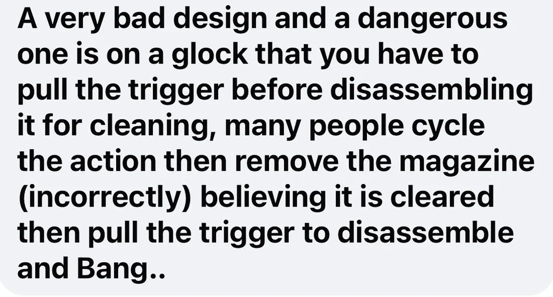 Another weapons expert weighs in