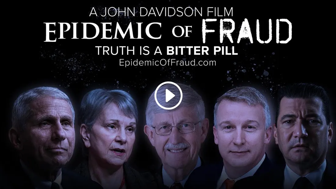 Watch our award-winning documentary “Epidemic of Fraud” now.