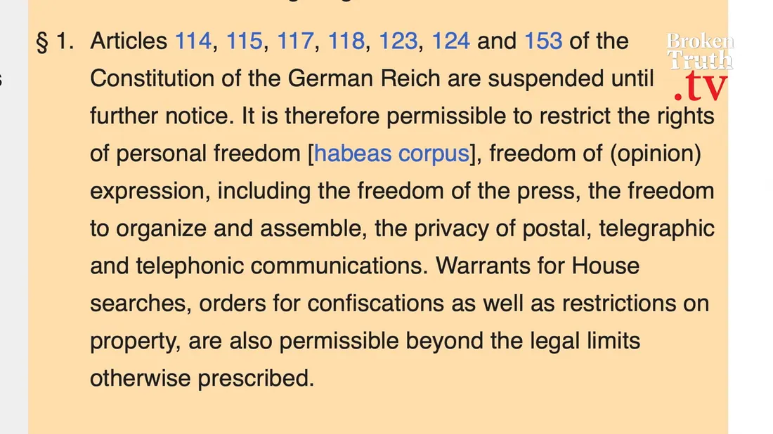 Decree of the Reich President for the Protection of People and State