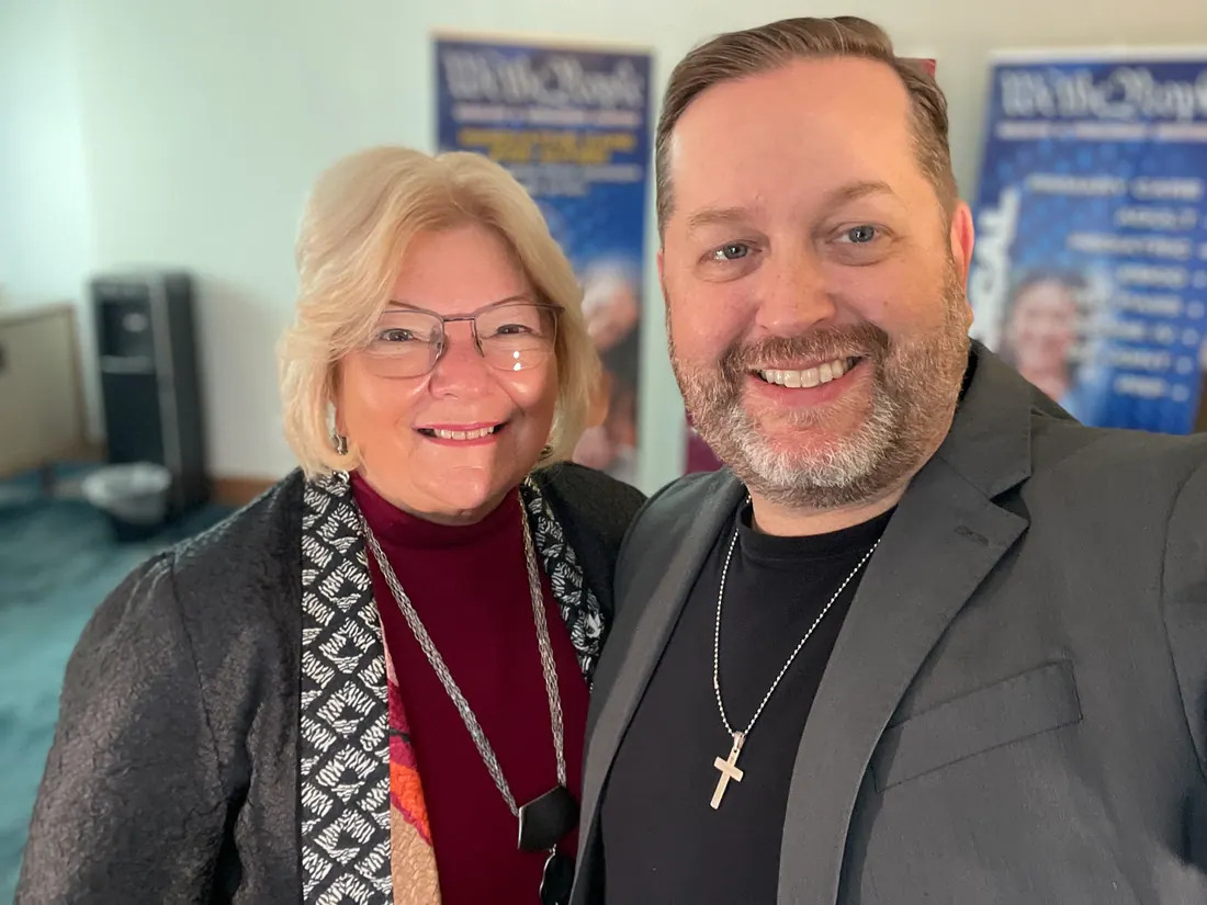 Dr. Sherri Tenpenny with John Davidson