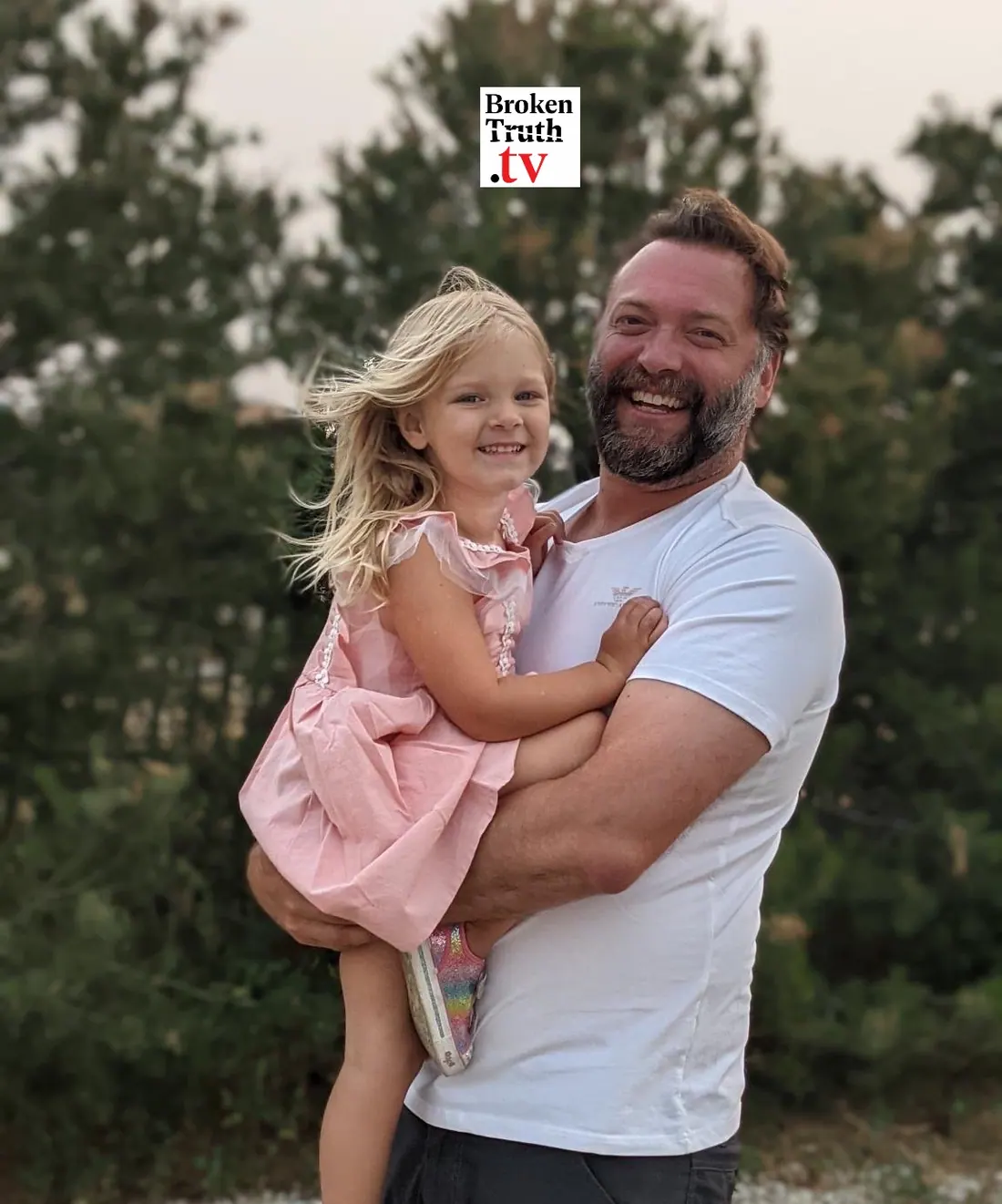 Joby with daughter Liberty, who was a toddler when he was arrested in 2019. Joby has not seen her in at least 4 months.